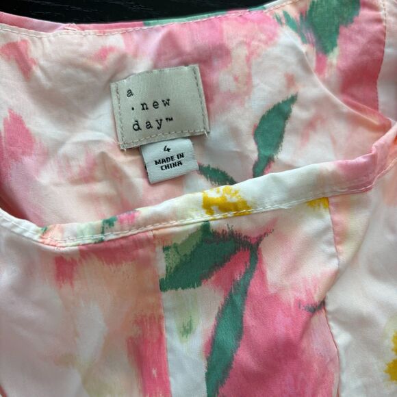 A New Day Sleeveless A-Line Mini Dress Size 4 NWT - Picture 7 of 8